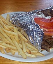 Gyro with Fries