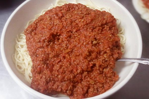 Spaghettini Meatsauce
